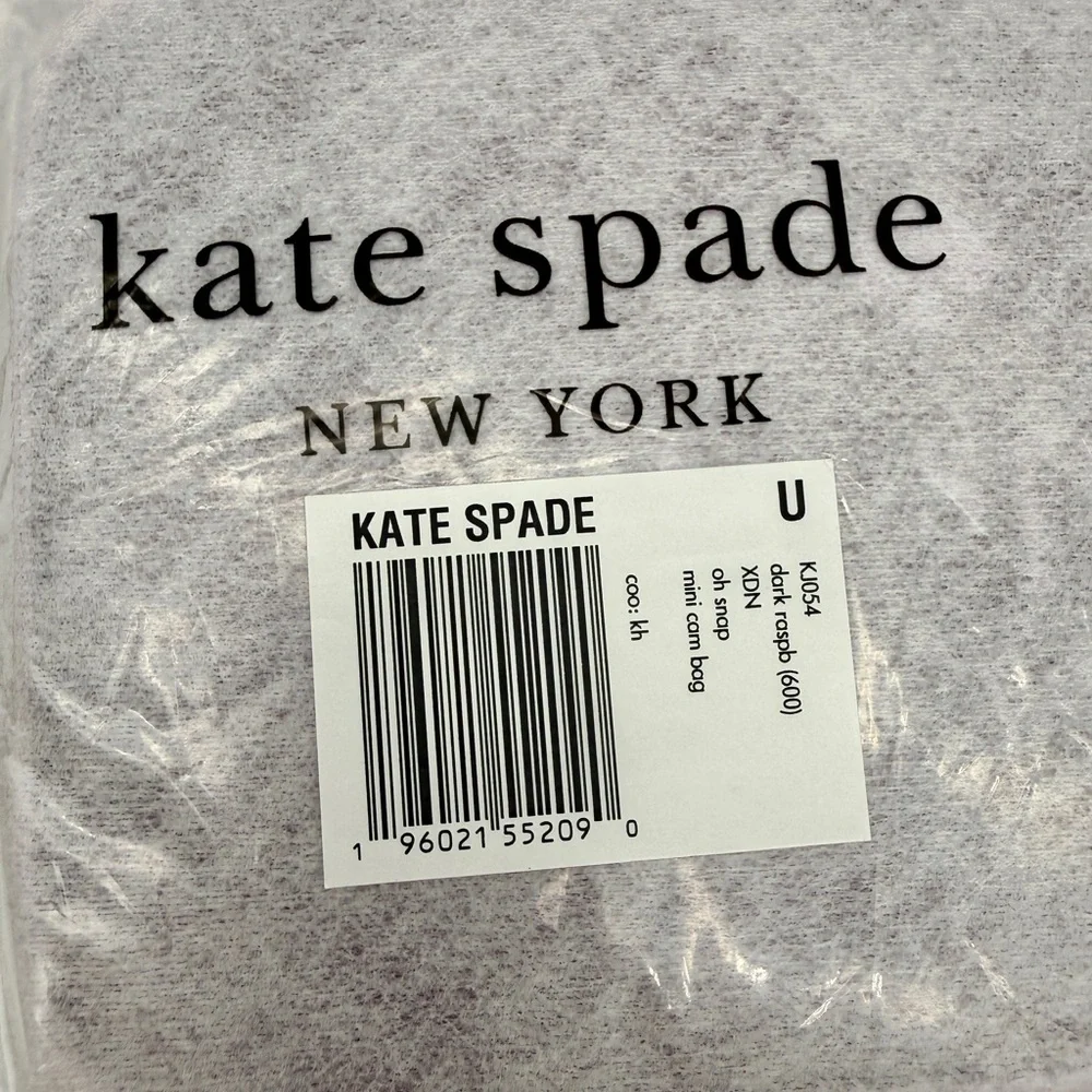 Kate Spade Oh Snap Mini Camera Bag Dark Raspberry